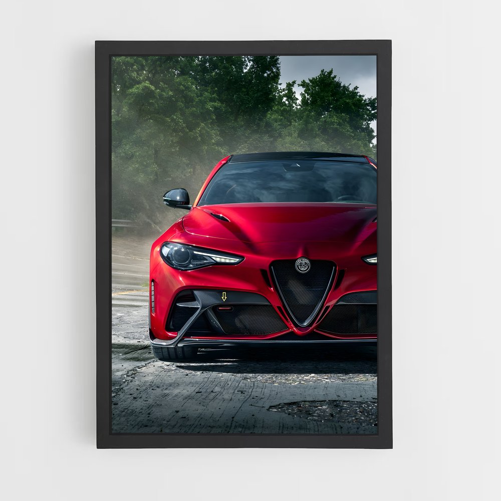 Poster Alfa Power – affiche Alfa Romeo (vue 2)